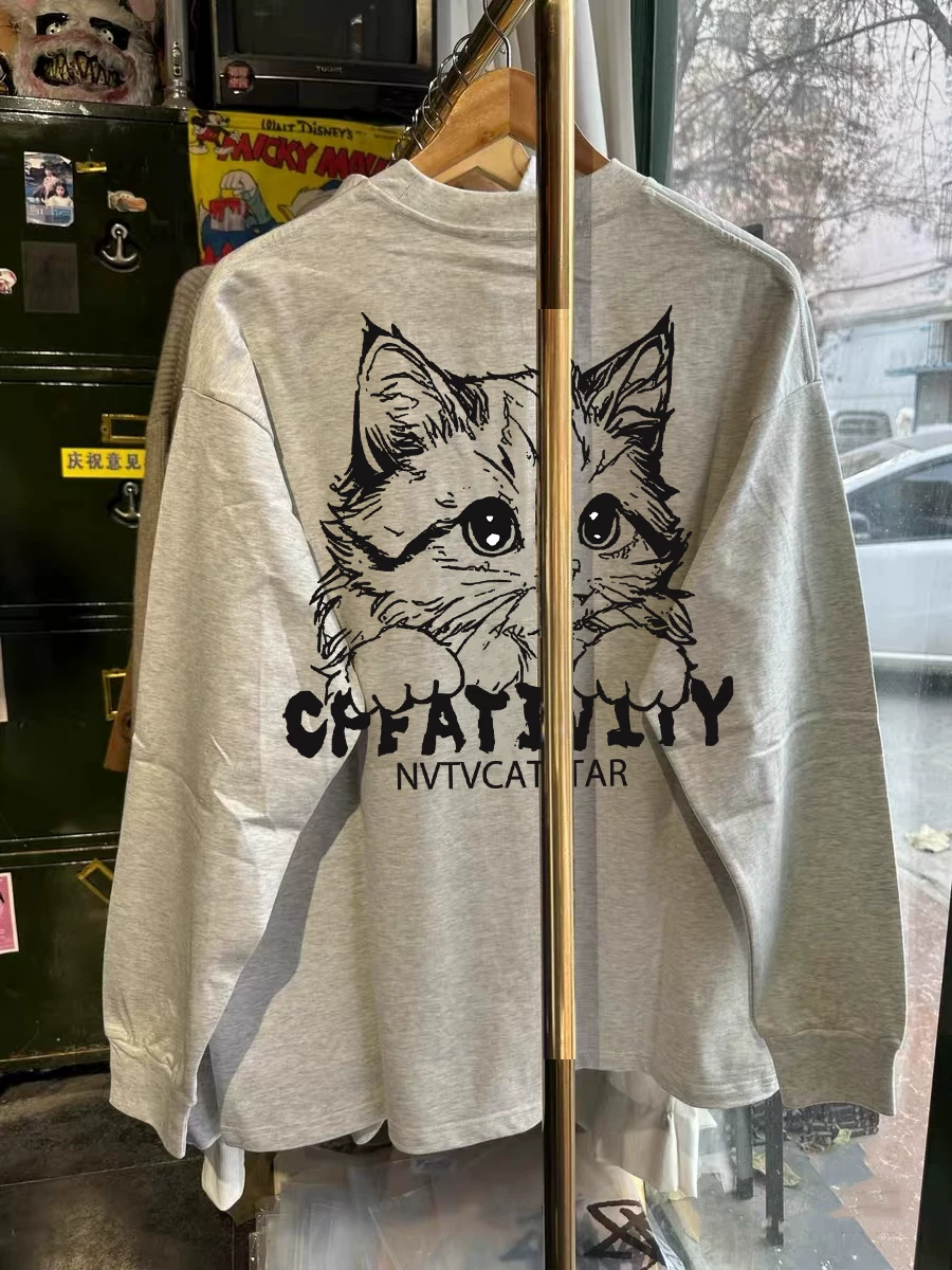 Outlet~ Hàng xuất khẩu thanh lý, áo thun dài tay đa năng thu đông chất cotton nguyên chất cổ điển dành cho nam và nữ