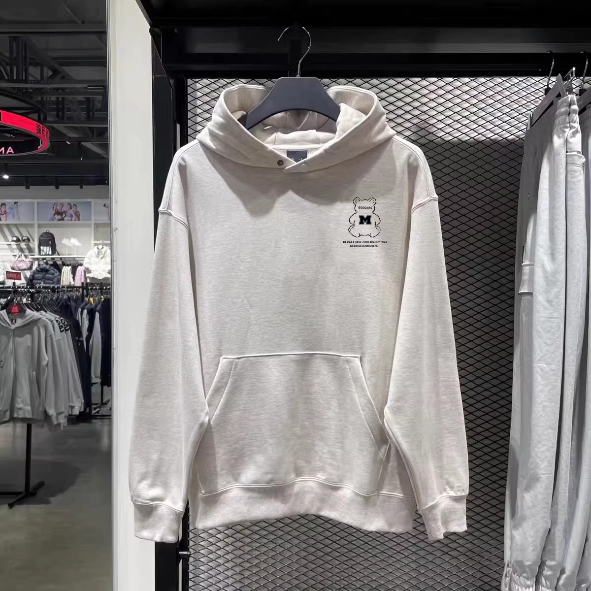 Cửa hàng~ Áo hoodie có mũ trùm đầu đa năng phong cách retro Mỹ mùa thu, hàng xuất khẩu có tem, giá hời dành cho nam và nữ.