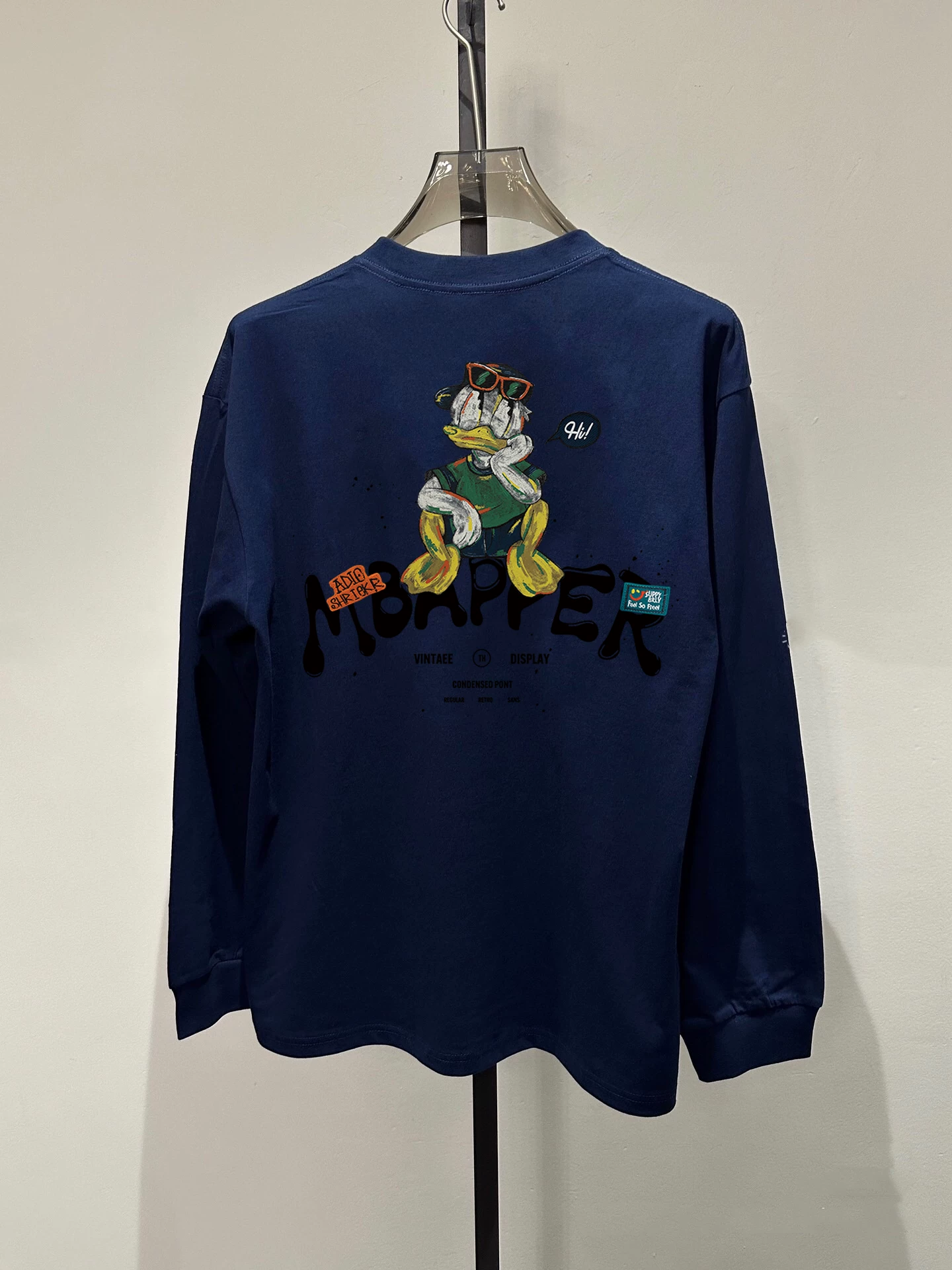 Outlet~ Hàng xuất khẩu thanh lý, áo thun dài tay đa năng unisex chất liệu cotton nguyên chất, kiểu dáng thời thượng mùa thu mới, giá hời