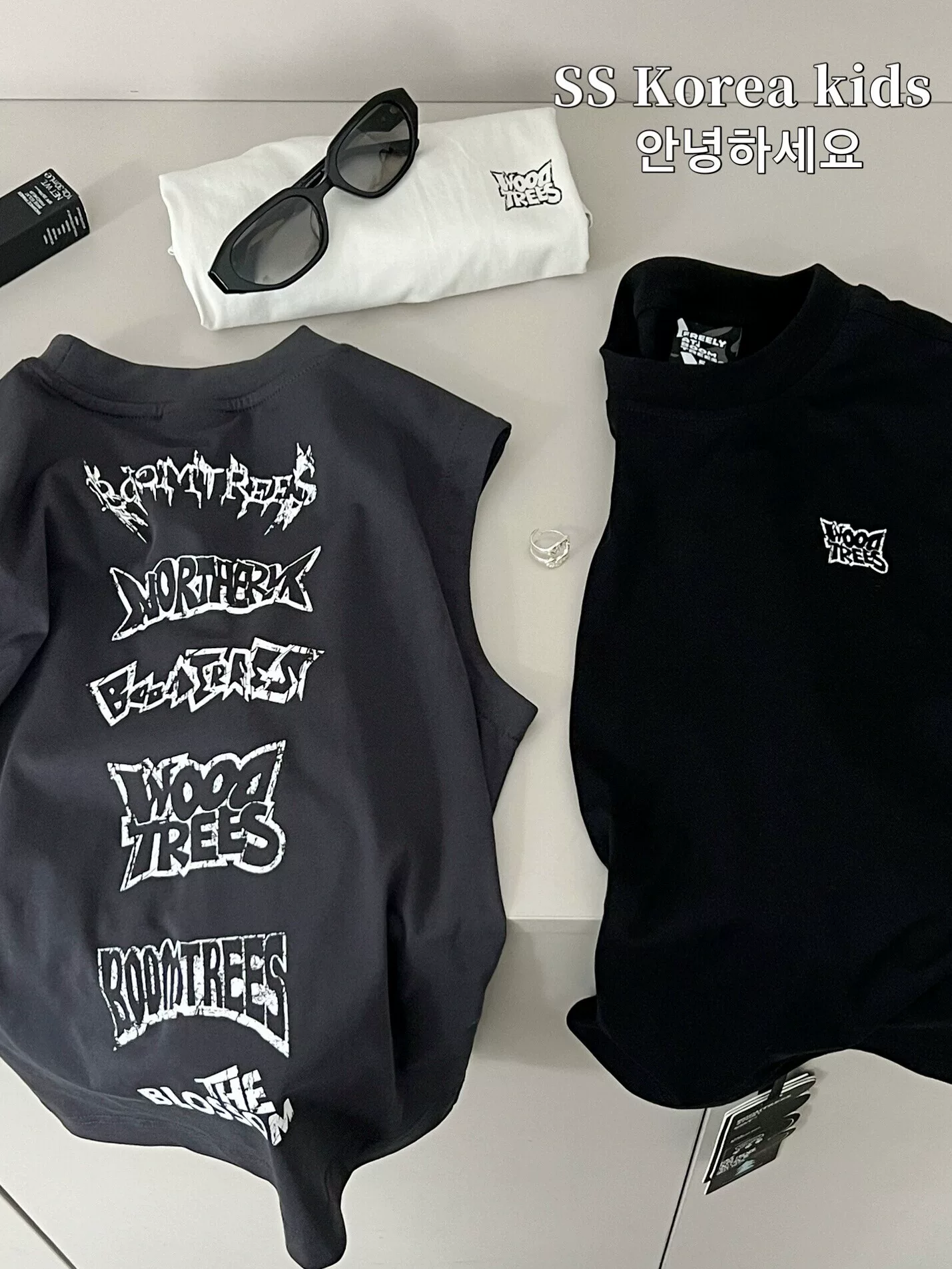 Đồ xuất khẩu dư thừa ~ Cắt mác, thu hồi từ ngoại thương, kiểu dáng thời thượng 2024, áo hai dây mùa hè cặp đôi phong cách mới