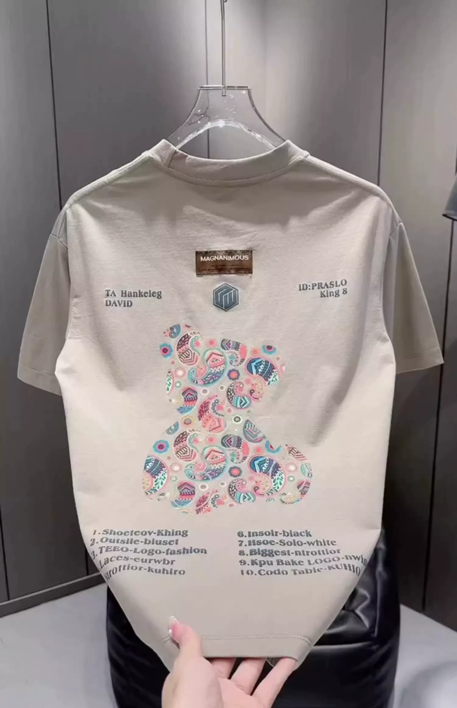 Xả kho hàng xuất khẩu dư thừa ~ Áo thun ngắn tay nam nữ, phong cách Hàn Quốc thời thượng mùa hè 2024, bộ đồ đôi tay ngắn