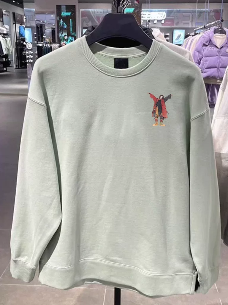 Cửa hàng~ Quần áo xuất khẩu có mác cắt, hàng giá rẻ, áo sweatshirt unisex thời thượng mới mùa thu đa năng, độc đáo