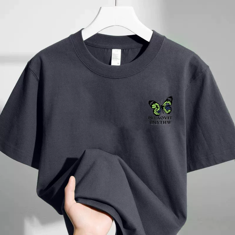 Giảm giá đặc biệt~ Hàng xuất khẩu hiệu nổi tiếng, áo thun cotton in họa tiết thời trang đường phố cổ điển, giảm giá