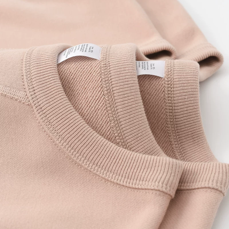 Cửa hàng Outlet~ - Quầy hàng xuất khẩu có mác cắt, giá hời, kiểu dáng mới mùa thu, áo sweatshirt cổ tròn unisex đa năng, thời thượng