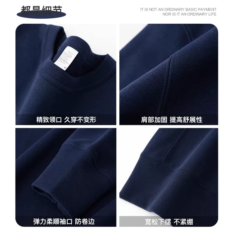 Đồ xuất khẩu dư thừa ~ Áo thun cotton nguyên bản, kiểu mới, unisex, cổ tròn, tay dài, màu kaki, xuất khẩu đã cắt mác, mùa xuân thu