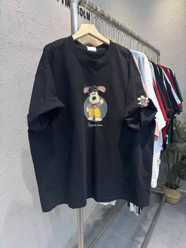 Outlet~ Hàng xuất khẩu thanh lý, áo thun cotton 100% tay ngắn đa năng, thời trang mới mùa hè dành cho nam và nữ, giá hời