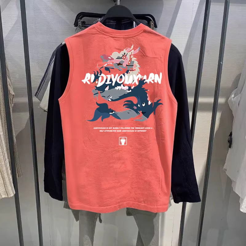 Áo ba lỗ thể thao mùa hè xuất khẩu, hàng thanh lý, dành cho nam và nữ, áo thun không tay đa năng