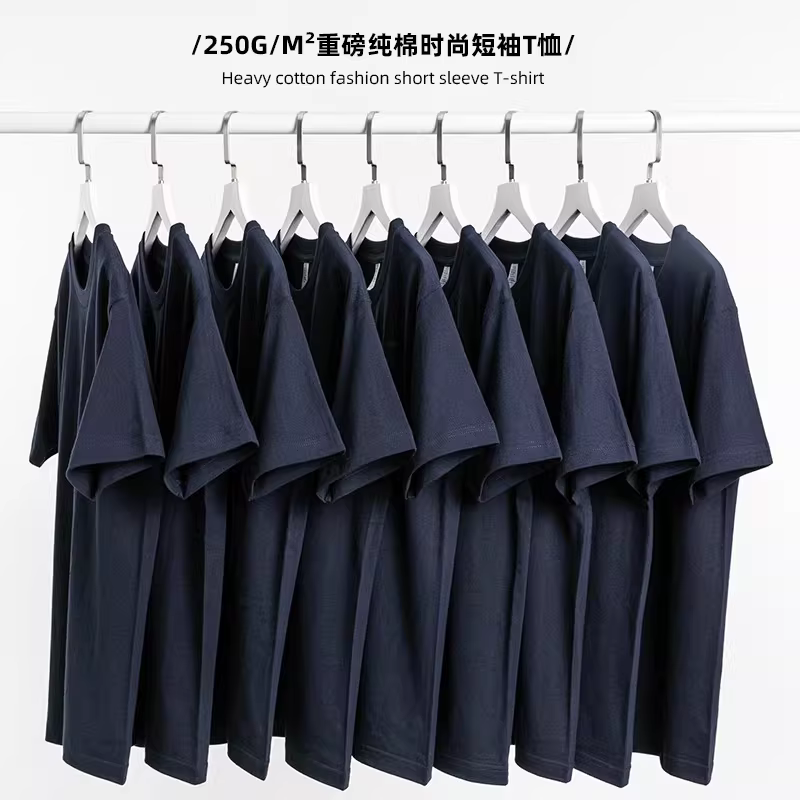 Áo thun cotton dày dặn, màu trơn, đa năng, tay ngắn, chất liệu lót, xuất khẩu, hàng thanh lý.