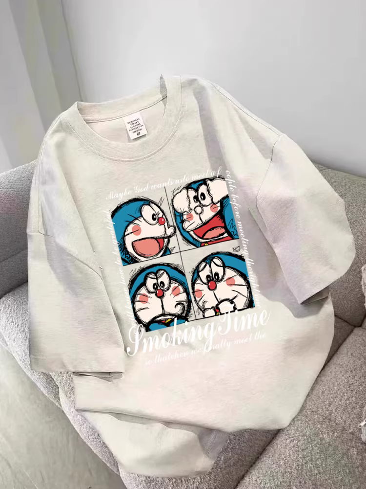 Xả kho hàng xuất khẩu dư thừa ~ Áo thun phong cách độc đáo tôn màu trắng, mùa hè unisex rộng rãi thoải mái chất liệu cotton nguyên chất 2024 tay ngắn