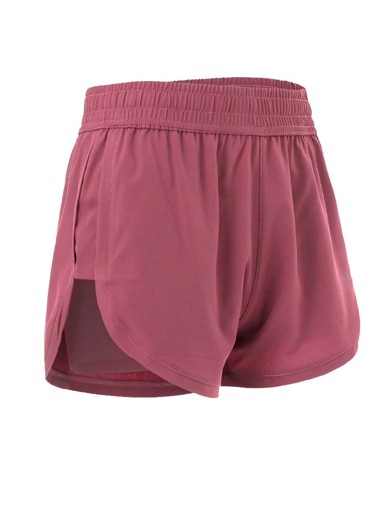 Quần short thể thao rộng rãi, thoải mái dành cho nữ, quần short tập thể dục nhanh khô đa năng mùa hè, quần short tập yoga khiêu vũ cạp cao chống lộ hàng.