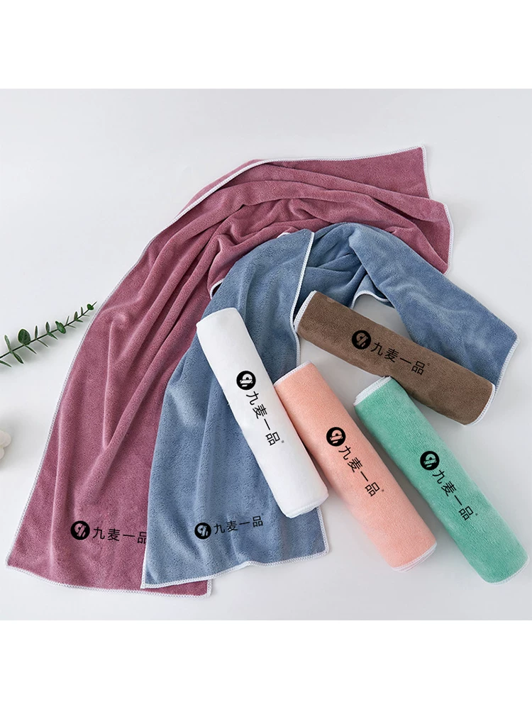 Khăn thể thao và tập thể dục Jiumai Yipin thấm mồ hôi cỡ lớn, được làm từ sợi siêu mịn, cotton nguyên chất, mềm mại, thấm nước, nhanh khô và không rụng lông.