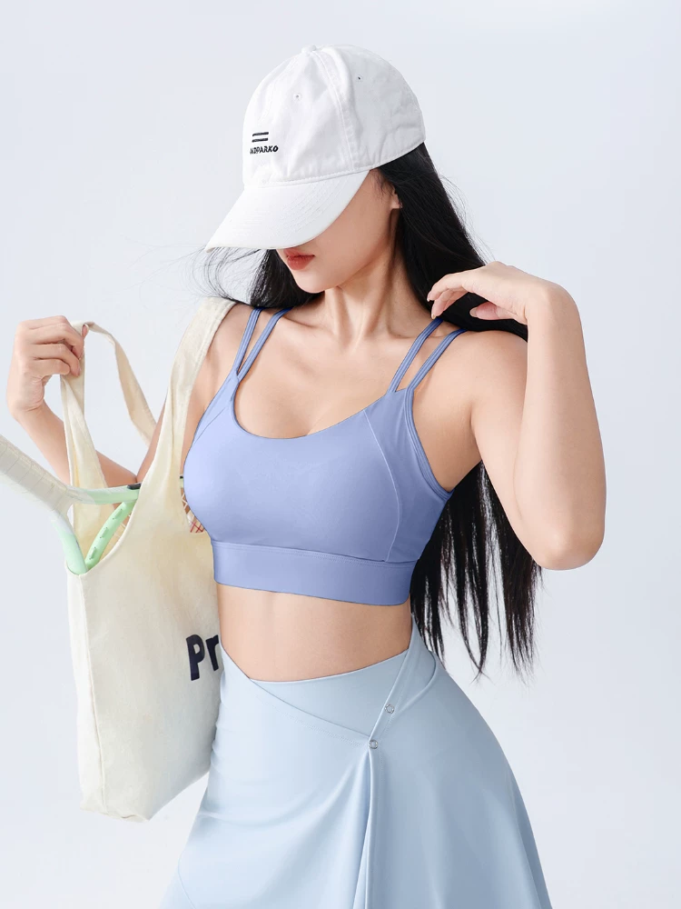 Áo ngực thể thao đa năng Jiumai Yipin với thiết kế lưng đẹp, hiệu ứng nâng ngực, thích hợp làm áo khoác ngoài, áo tập yoga, áo ngực chạy bộ chống sốc Pilates.