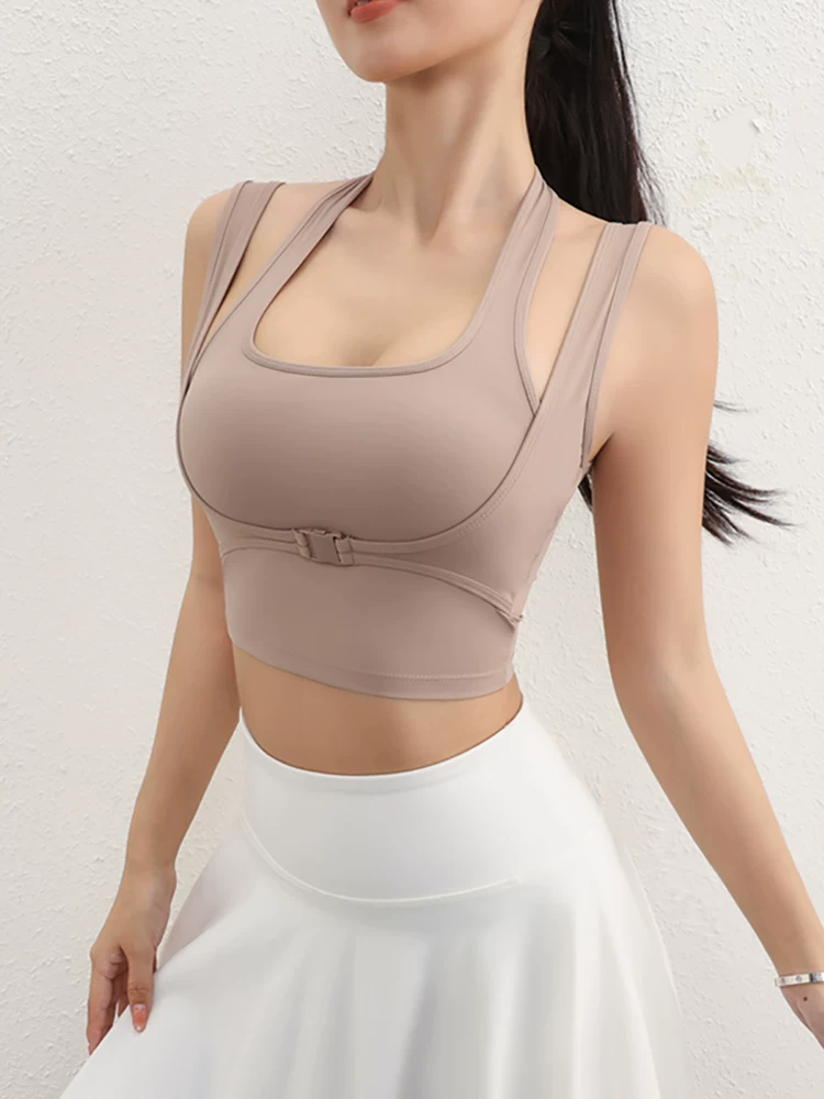 Áo ngực thể thao Jiumai Yipin giúp chỉnh sửa ngực nở hai bên, áo tập yoga chống chảy xệ chuyên nghiệp, áo ngực chống sốc, phổ biến trực tuyến.