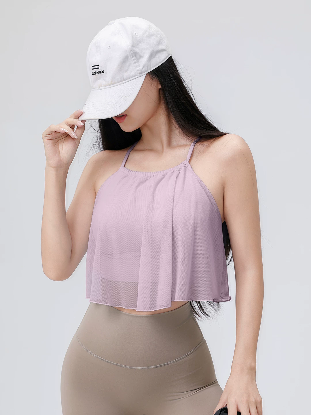 Áo tập yoga dạng lưới hình đám mây dành cho nữ có miếng đệm ngực cố định, áo tập thể dục, áo ngực thể thao chống sốc nhanh khô khi tập chạy.