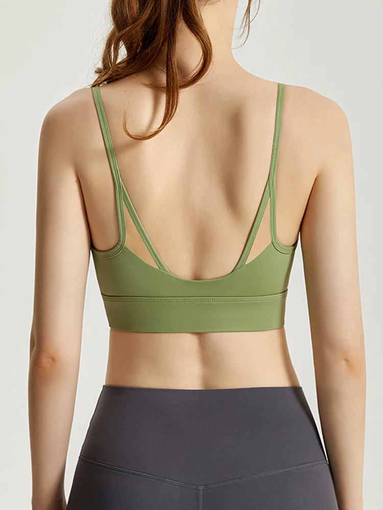 Áo thể thao nữ mới 2026, áo ngực khoét lưng đẹp, đồ tập yoga, áo ba lỗ tập luyện, áo tập thể dục mùa hè
