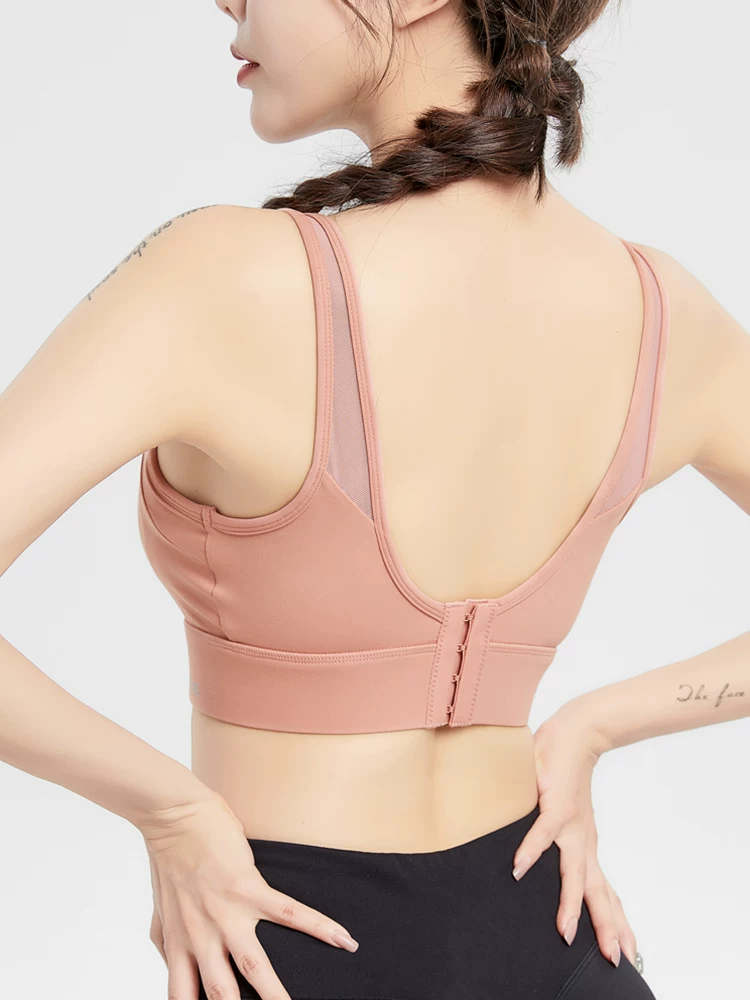 Áo ngực thể thao Jiumai Yipin dành cho nữ, chống chảy xệ, chống sốc, định hình, tập hợp cơ bắp, chạy bộ, áo ngực thể dục, áo ngực tập yoga mặc ngoài.