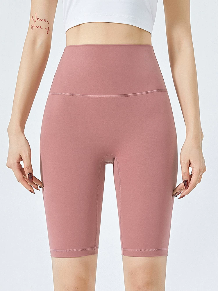 Quần short thể thao đạp xe nữ, ôm sát, nâng mông, quần yoga liền mạch, quần short tập thể dục nhanh khô mới 2026.
