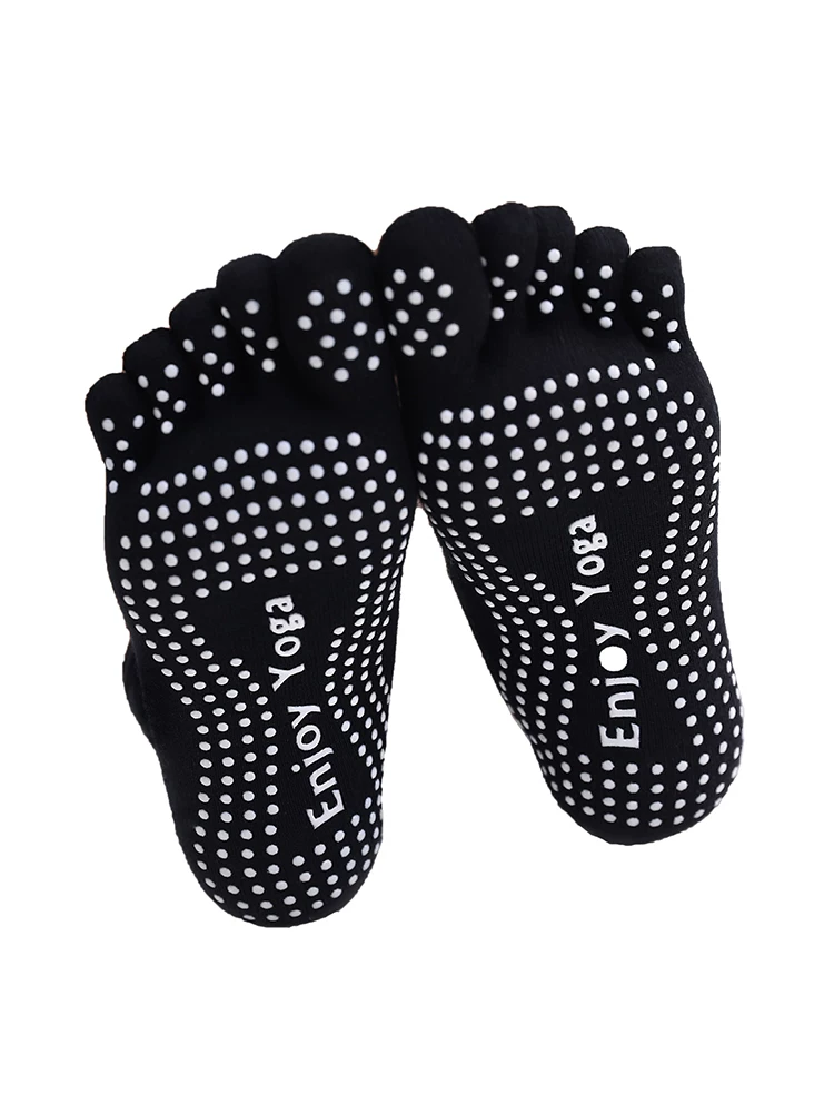 Tất tập yoga, tất tập yoga năm ngón chống trượt chuyên nghiệp dành cho nữ dành cho người mới bắt đầu, tất tập thể dục thể thao mùa đông thoáng khí, tất tập Pilates