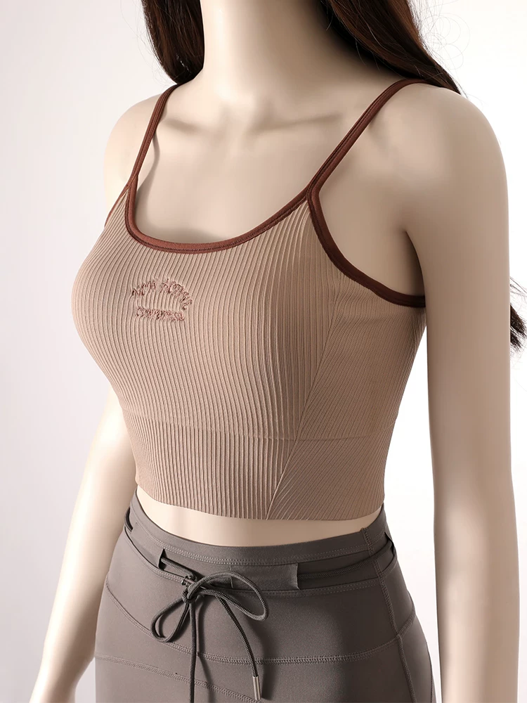 Áo camisole nữ mỏng nhẹ thiết kế lưng đẹp, áo ngực thể thao phong cách vintage gợi cảm, áo tập yoga thiết kế độc đáo năm 2026.