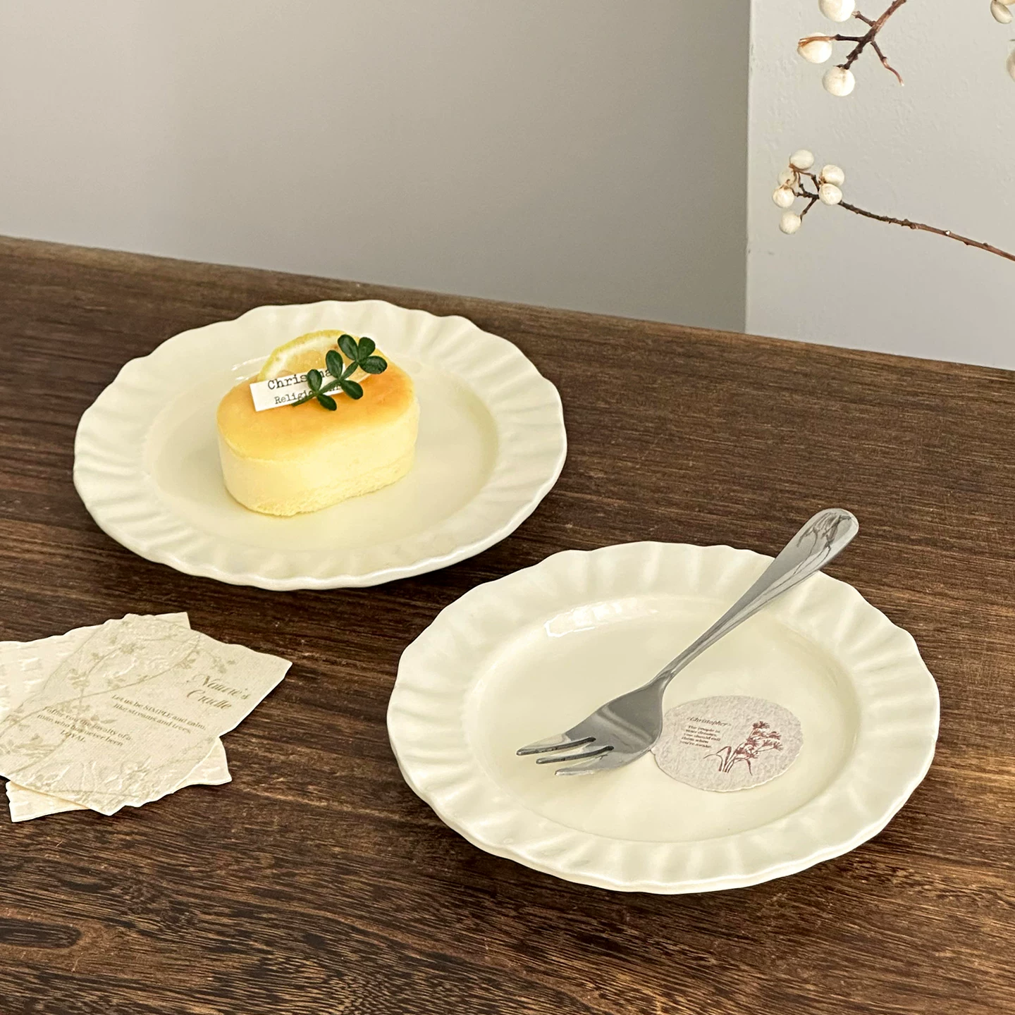 Đĩa sứ, đĩa tráng miệng cao cấp, đĩa bánh ngọt, đĩa ăn nhẹ trái cây trà chiều tại nhà, đĩa đẹp, đĩa hình vỏ sò