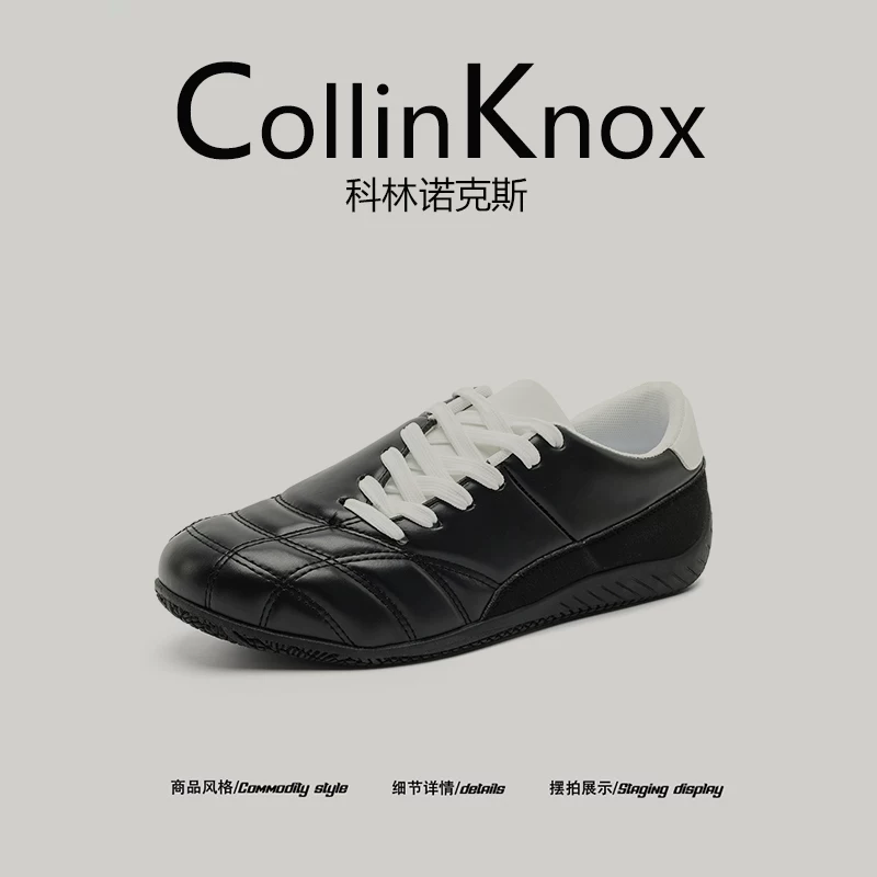 [Khuyến nghị phổ biến] Giày thể thao nam thông thường CollinKnox 2025 mùa thu mới phong cách Hàn Quốc Giày hợp thời trang sang trọng nhẹ nhàng