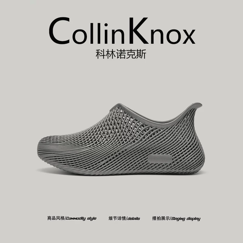 [Du lịch mùa hè] CollinKnox 2026 giày clog mùa hè mới dành cho nam, giày đi bè nhẹ, nhanh khô
