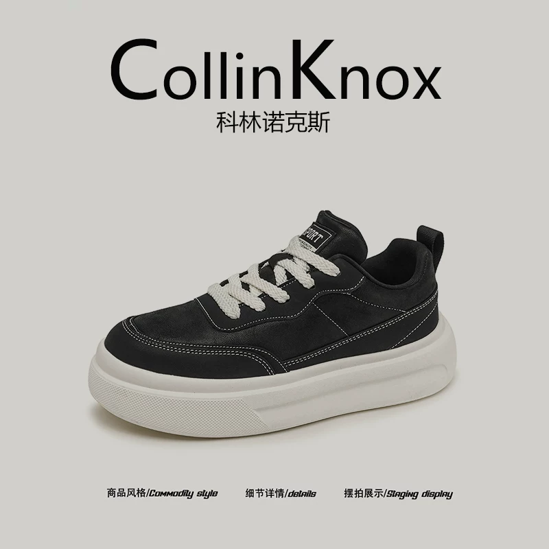 [Đồ dùng cần thiết khi đi làm] Giày thể thao nam CollinKnox 2026 mới mùa xuân, giày thường ngày kiểu dáng đơn giản đế dày