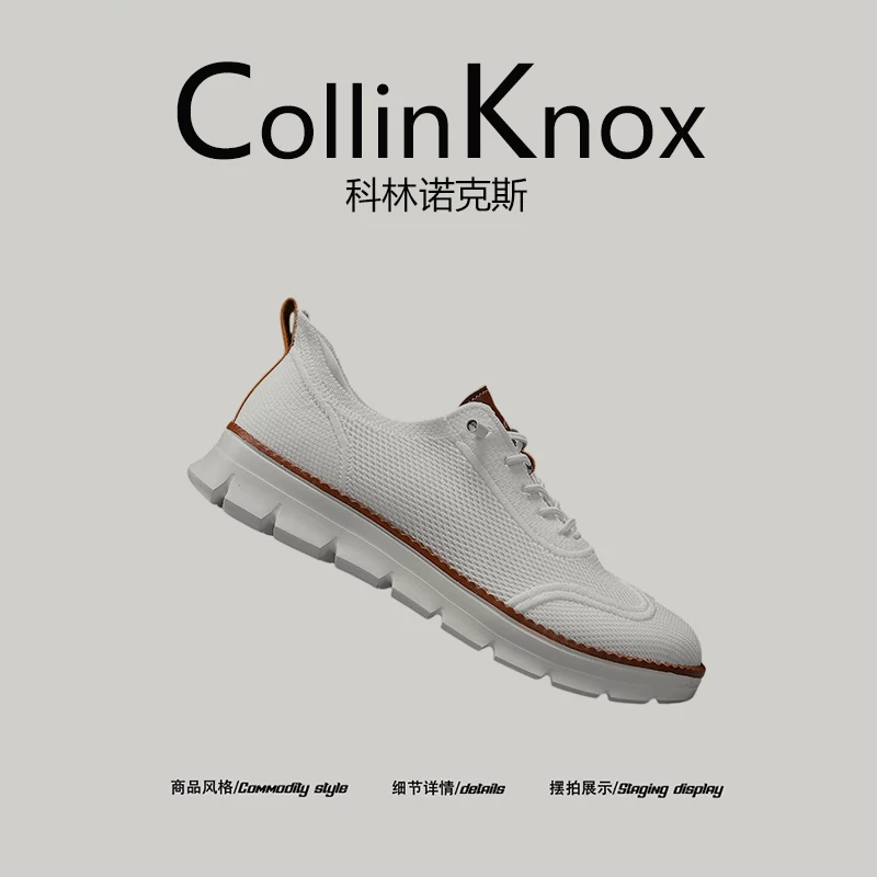 [Khuyến nghị phổ biến] Giày lưới nam mới mùa xuân CollinKnox 2026 Dễ dàng mang vào và cởi ra Giày chạy bộ thời trang
