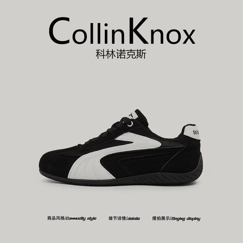 【Bộ màu hợp thời trang】CollinKnox2025 Giày tập luyện lưới mới mùa hè của Đức Giày đua Forrest Gump đế mỏng dành cho nam