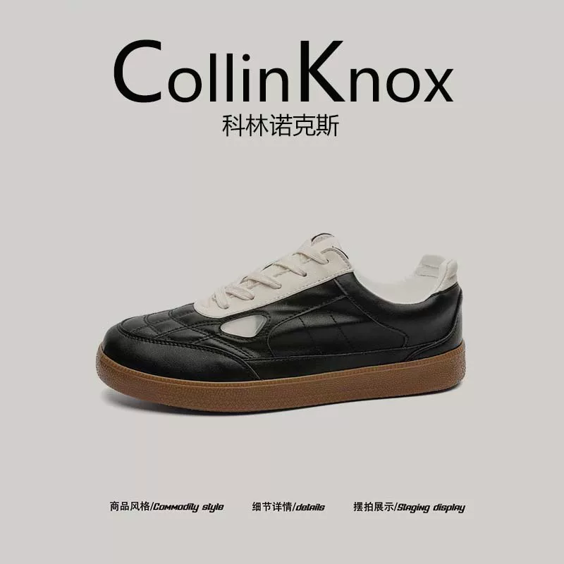 【Hàng cổ điển】Giày nam đa năng mới của CollinKnox mùa xuân 2026 mang lại cảm giác cao cấp khi đi làm và theo phong cách tập luyện kiểu Đức.
