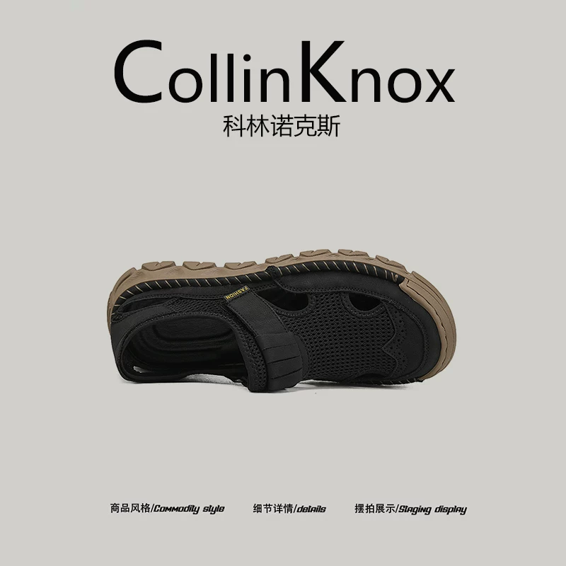 [Nhanh khô và nhẹ] Giày đi biển kiểu dáng mùa hè mới CollinKnox 2026 dành cho nam, dép xỏ ngón thông thường
