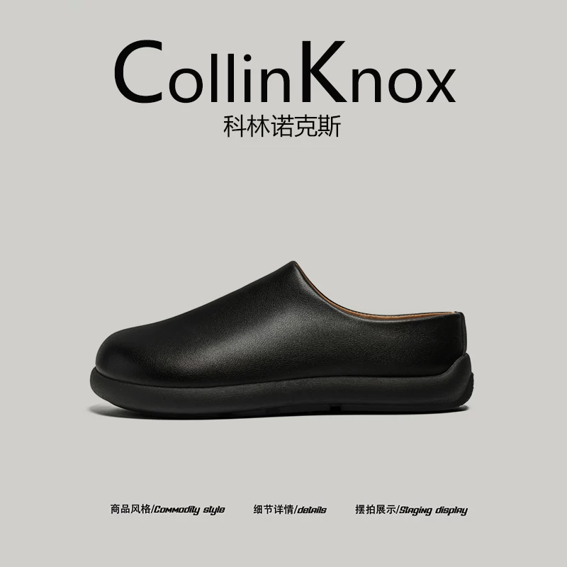[Siêu nhẹ và chống trơn trượt] Giày Birkenstock nam mùa hè mới CollinKnox 2026, dép nửa gót kiểu retro siêu phổ biến