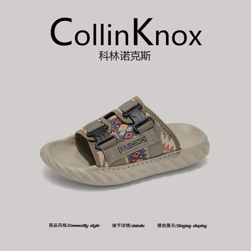 【Sản phẩm hợp thời trang】Giày Birkenstock theo xu hướng quốc gia mới mùa hè 2025 của CollinKnox dành cho nam giới có khóa Dép xỏ ngón siêu nhẹ