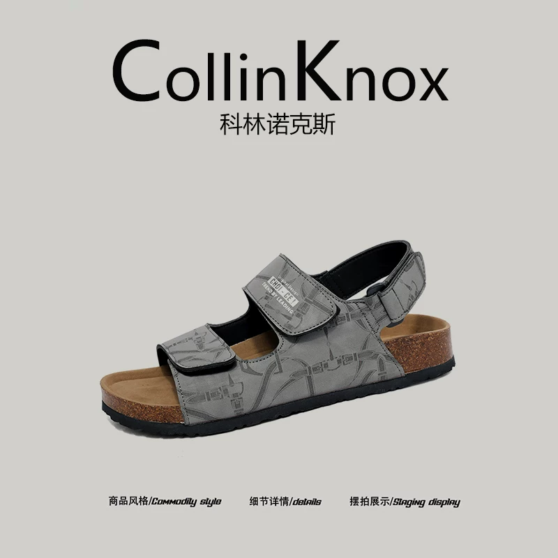 [Chất lượng ngoại thương] CollinKnox 2026 Mùa hè mới Dép Birkenstock dành cho nam Giày đa năng ngoài trời