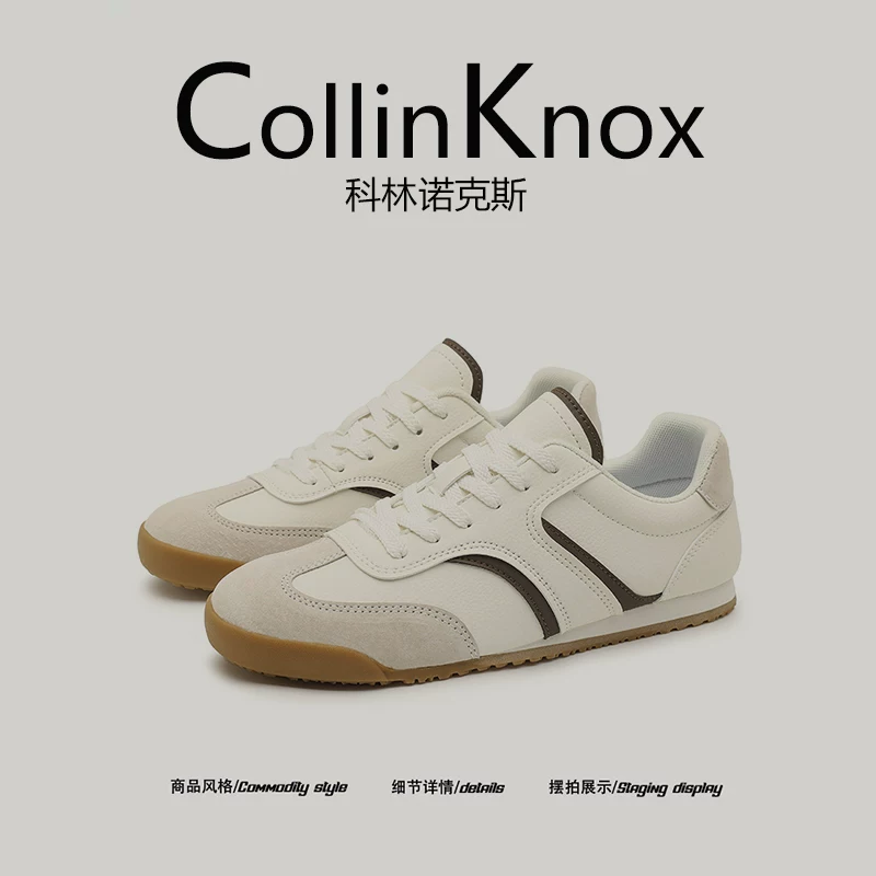 【Sản phẩm thời trang hot】Giày tập luyện nam kiểu Đức mới của CollinKnox mùa xuân 2026, giày thể thao phong cách đại học.