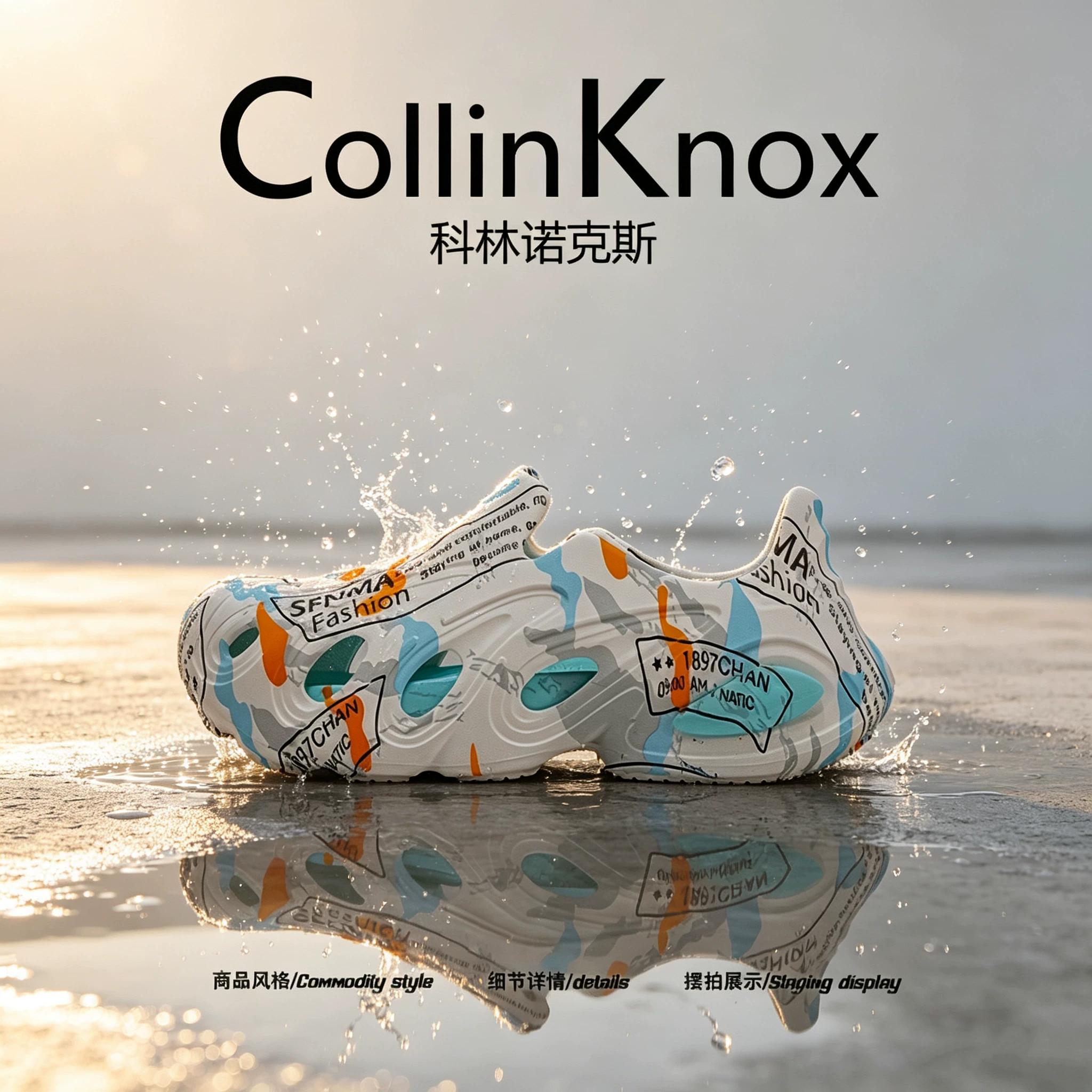 【Free Movement】Giày đi nước ngoài trời mới mùa hè 2026 của CollinKnox dành cho nam giới