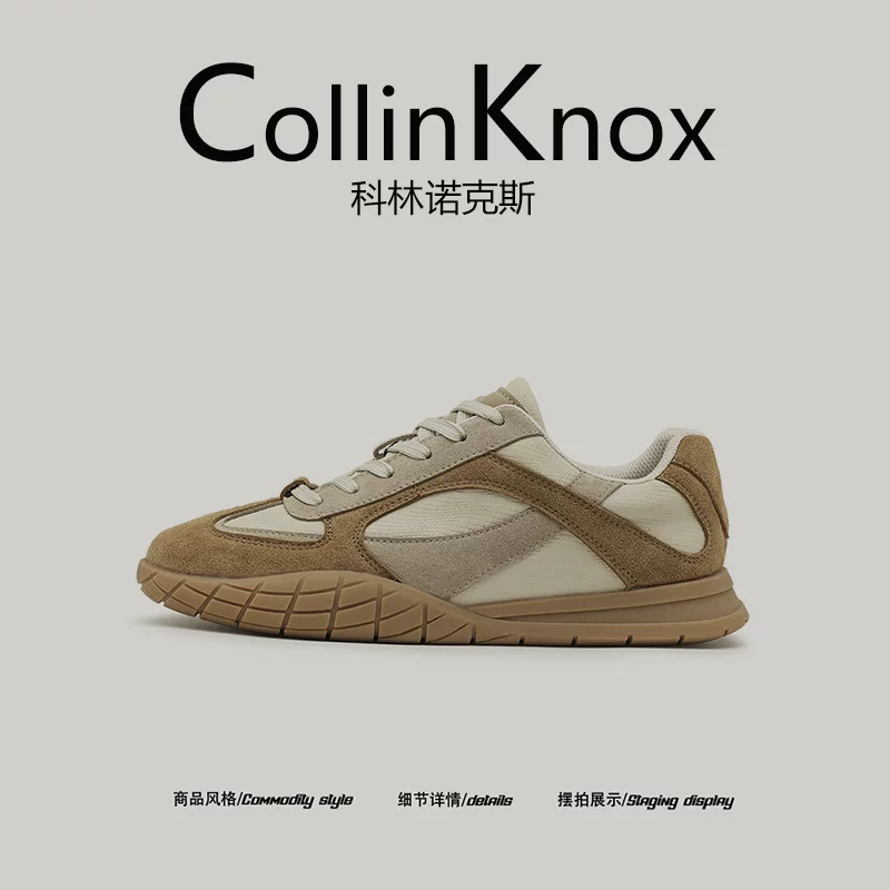 Giày thời thượng mới] CollinKnox2026 giày thể thao nam phong cách mới mùa xuân, giày tập luyện kiểu Mỹ cổ điển phong cách Đức