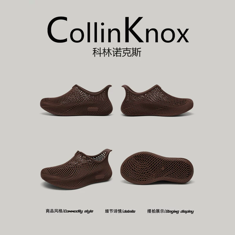 [Cool Summer] CollinKnox 2026 dép đi biển phong cách mùa hè mới dành cho nam, giày đi biển chống rạn san hô và chống mài mòn