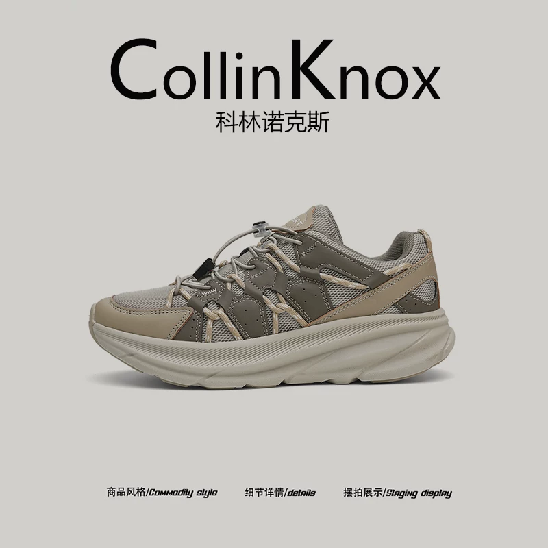 [Chất lượng thương mại quốc tế] Giày thể thao nam CollinKnox Xuân 2026 mới, giày bố độc đáo và đa năng