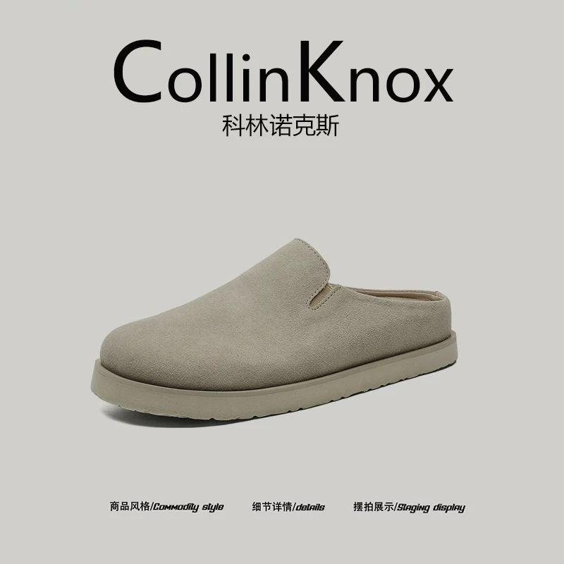 [Da thật được khuyên dùng] CollinKnox 2026 Mùa hè mới dành cho cả nam và nữ Giày Birkenstock lười biếng tối giản có mũi kín