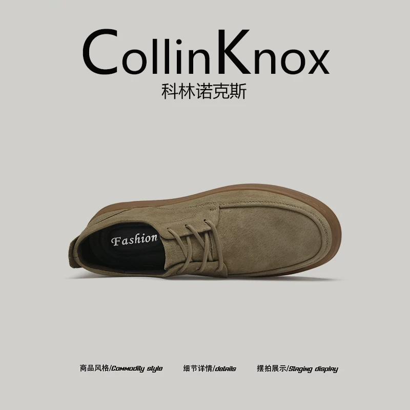 [Da thật chất lượng cao] Giày da cao cấp CollinKnox 2026 mới mùa xuân dành cho nam, giày mềm mại đi làm và đi lại hàng ngày