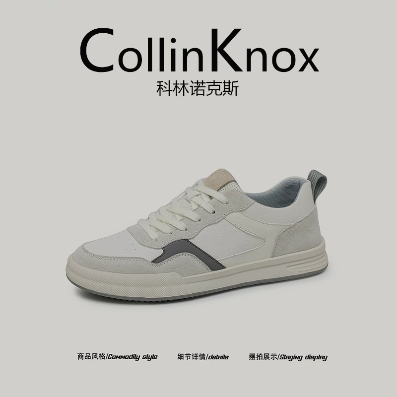 [Sản phẩm mới hợp xu hướng] Giày thể thao nam CollinKnox Xuân 2026 phong cách Hàn Quốc, giày nam thời thượng độc đáo