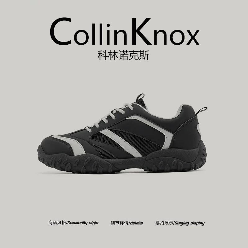 【Trendy ins】CollinKnox2025 giày tập luyện ngoài trời mùa thu mới dành cho nam, giày thể thao đi bộ đường dài và giày đua