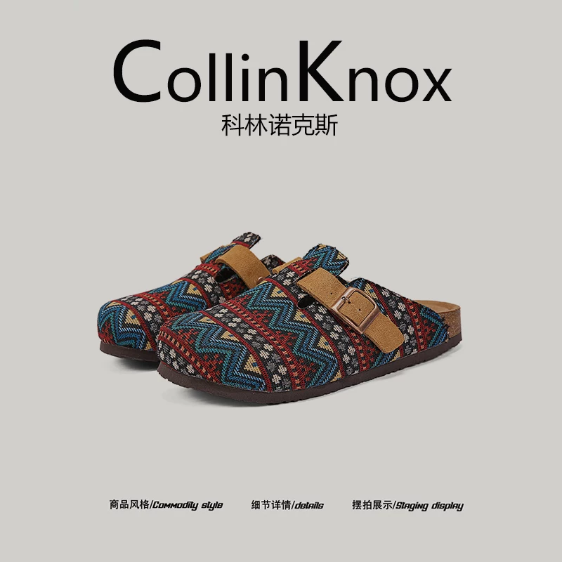 【Hợp thời trang và đa năng】Giày thường ngày kiểu Birkenstock dành cho nam giới mới của CollinKnox 2026 mùa xuân 2026