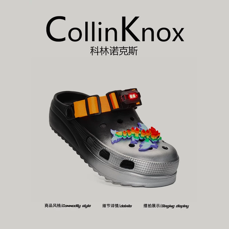 [Traveling Choice No. 1] Dép clogs dành cho cặp đôi mới của CollinKnox mùa hè 2026 với dép thời trang màu gradient