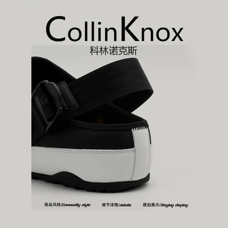 [Trọng lượng nhẹ và chống trơn trượt] Dép xỏ ngón kiểu Nhật thoáng khí mùa hè CollinKnox2025 dành cho nam dép đi biển ngoài trời