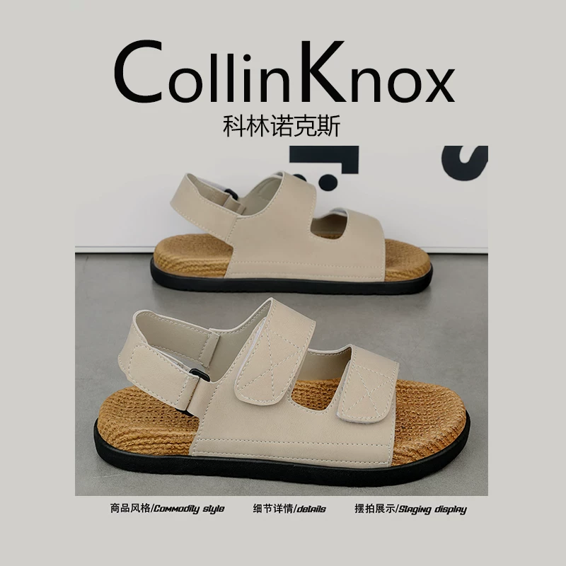 [Chinh phục phong cách lười biếng] Dép Birkenstock mùa hè mới của CollinKnox2025 dành cho nam, giày đi biển cho kỳ nghỉ ở bờ biển