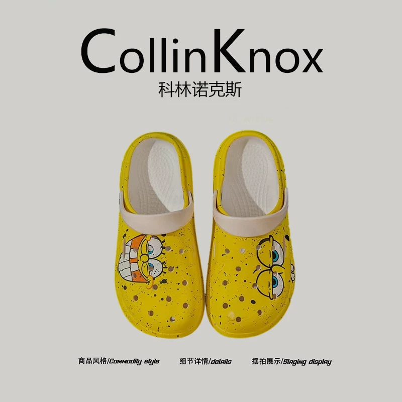 【Quirky Abstract】CollinKnox 2026 Dép xốp mới mùa hè 2026 dành cho nam và nữ