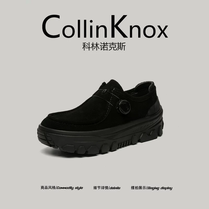 [thời trang và sành điệu] Giày thường ngày mới mùa xuân CollinKnox 2026 dành cho nam, giày đi làm ngoài trời đế dày nhẹ
