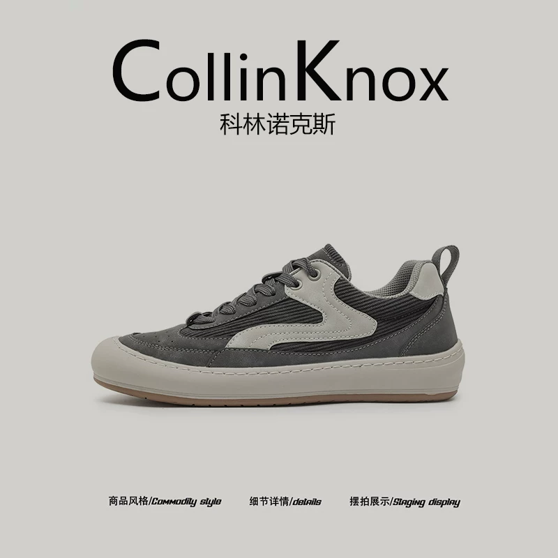 [Chất lượng ngoại thương] CollinKnox 2026 Giày thể thao nam mới mùa xuân 2026 Giày thời trang đa năng chống mài mòn hợp thời trang